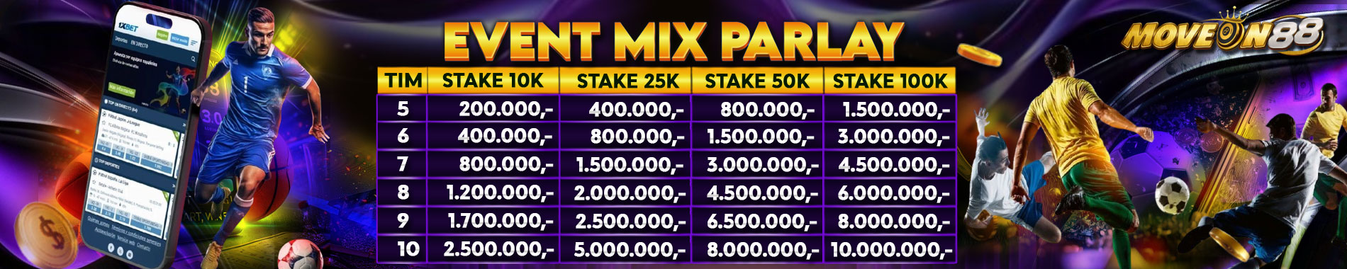 EVENT MIX PARLAY